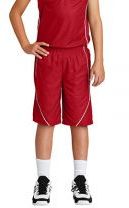 Sport-Tek Youth PosiCharge 3.2oz Mesh Reversible Spliced Shorts